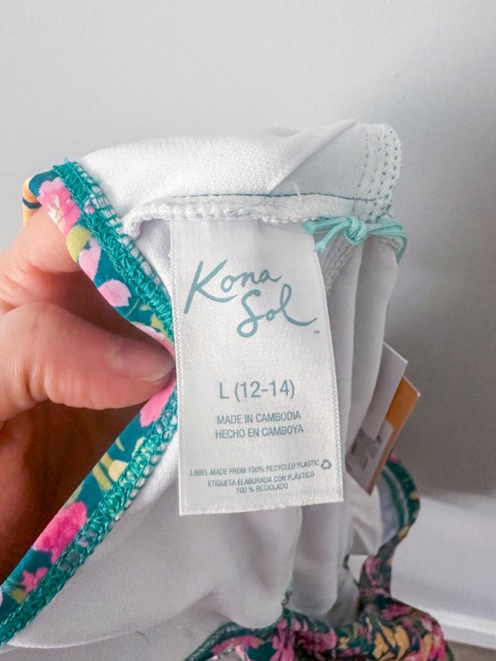 Kona Sol Floral Swimsuit - NWT - Picture 10 of 12